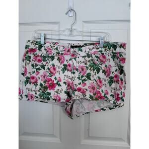 New Jeans Colony Women's Casual Jeans Shorts Summer White Floral 14